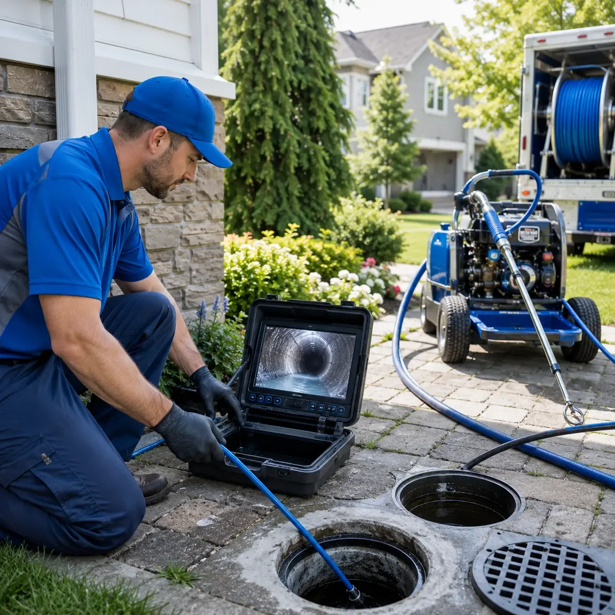 Outdoor drain cleaning professionals serving Falun, KS