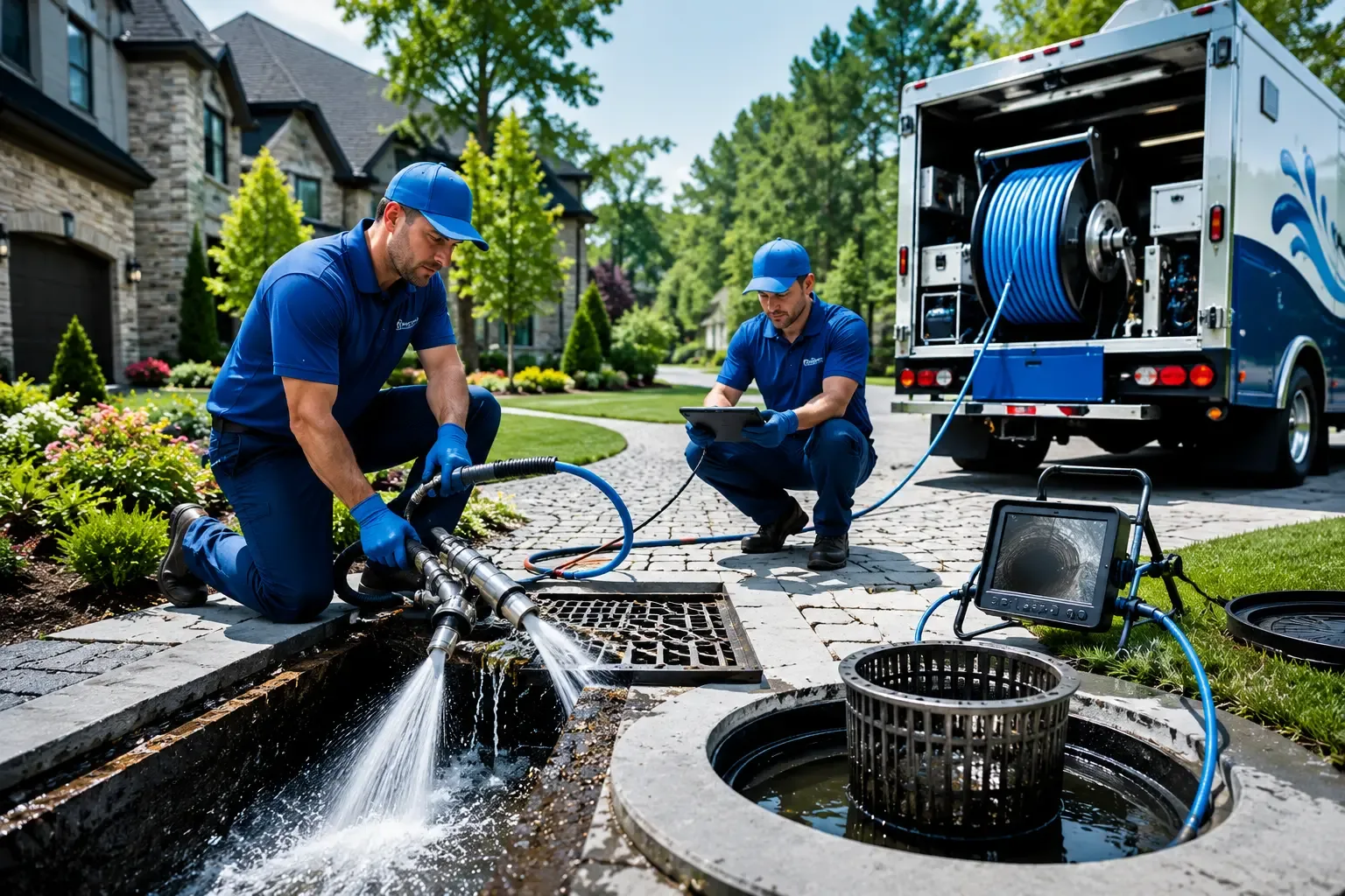 Local outdoor drain cleaning professionals in Falun, KS